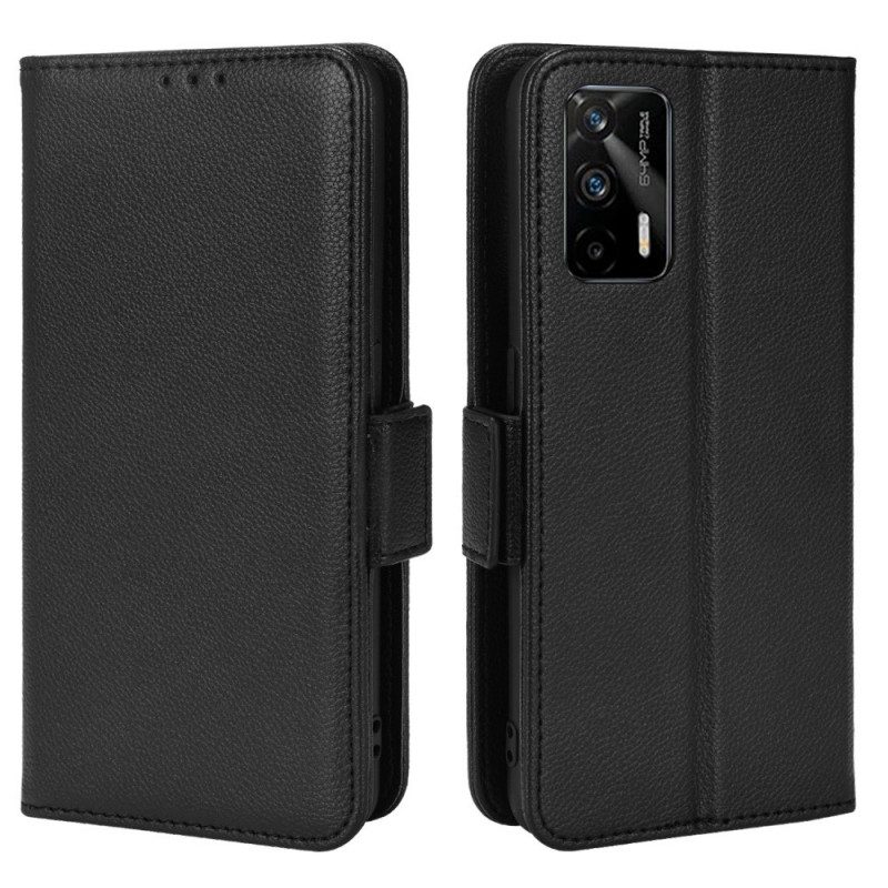 Folio-hoesje voor Realme GT 5G Flip Case Flap Double Litchi Nieuwe Kleuren