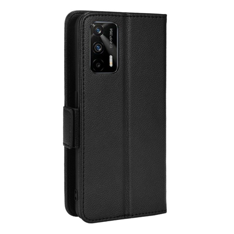 Folio-hoesje voor Realme GT 5G Flip Case Flap Double Litchi Nieuwe Kleuren