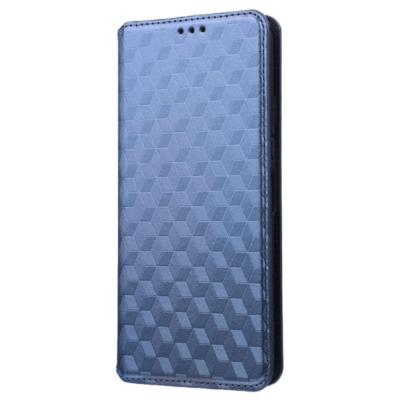 Bescherming Hoesje voor Vivo Y22s Folio-hoesje 3d Textuur