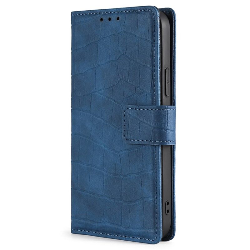 Flip Case voor Vivo Y22s Krokodil