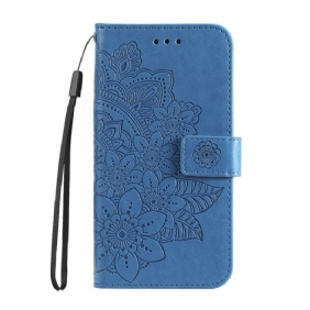 Bescherming Hoesje Google Pixel 8a Bedrukte Mandala Met Bandje