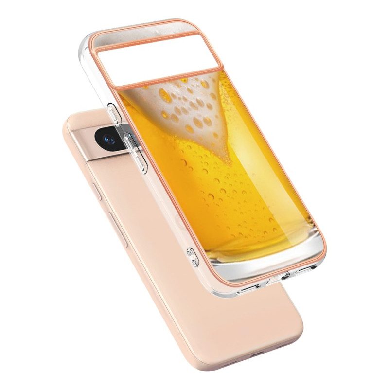 Cover Hoesje Google Pixel 8a Telefoonhoesje Bier