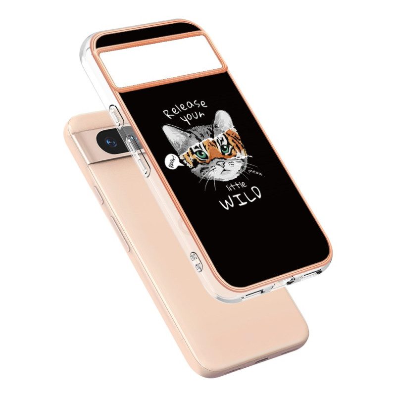 Hoesje Google Pixel 8a Kat En Tijger