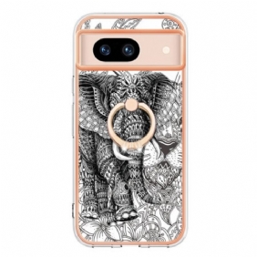 Hoesje Google Pixel 8a Olifant Totem Ringsteun