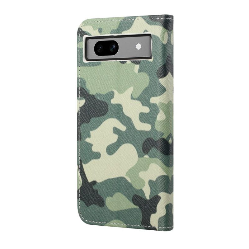 Leren Hoesje Google Pixel 8a Camouflage