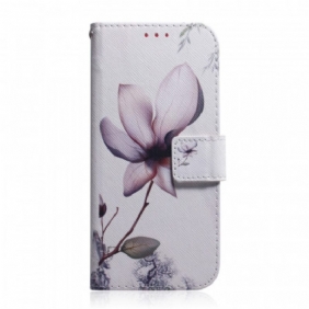 Flip Case voor OnePlus Nord CE 2 5G Eenzame Bloem