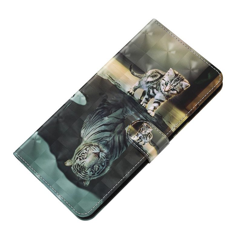 Flip Case voor OnePlus Nord CE 2 5G Toekomstige Tijger