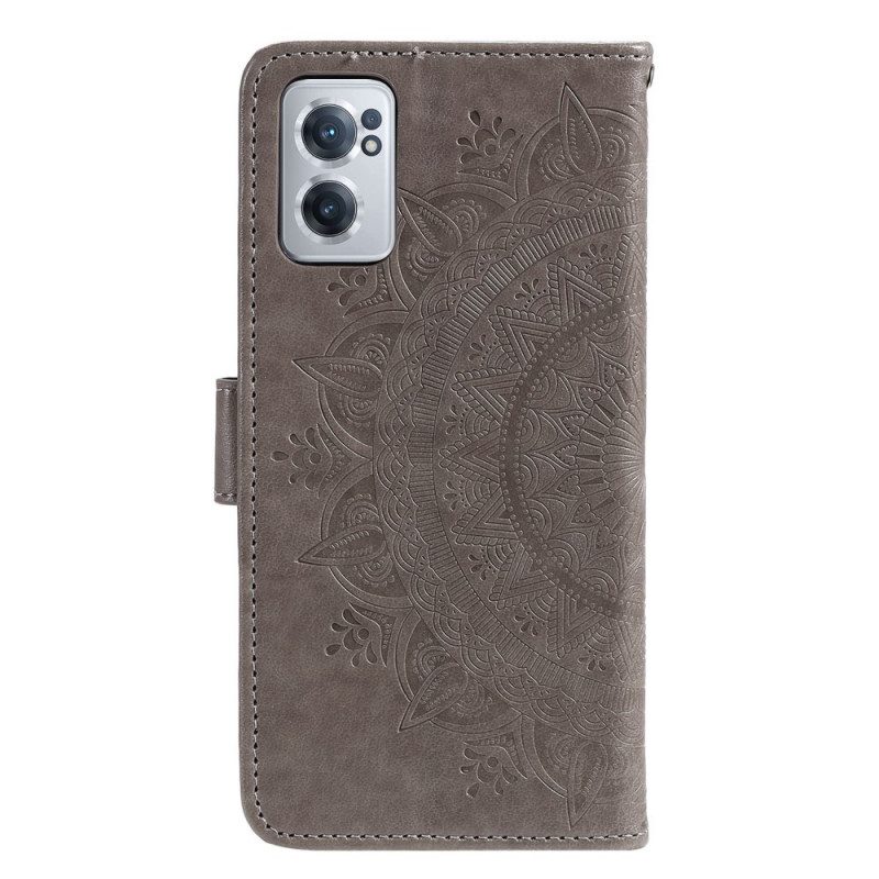 Folio-hoesje voor OnePlus Nord CE 2 5G Bloemenmandala