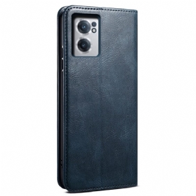 Folio-hoesje voor OnePlus Nord CE 2 5G Leer-effect