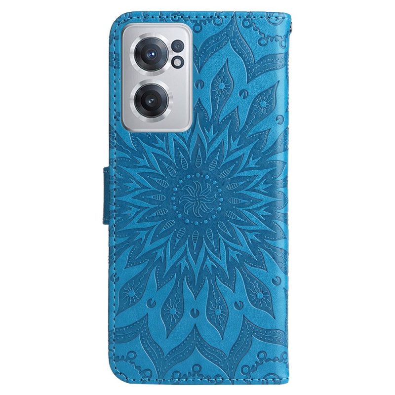 Folio-hoesje voor OnePlus Nord CE 2 5G Mandala-textuur