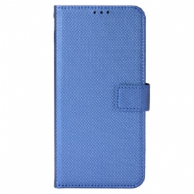 Folio-hoesje voor OnePlus Nord CE 2 5G Met Ketting Strappy Diamant Textuur