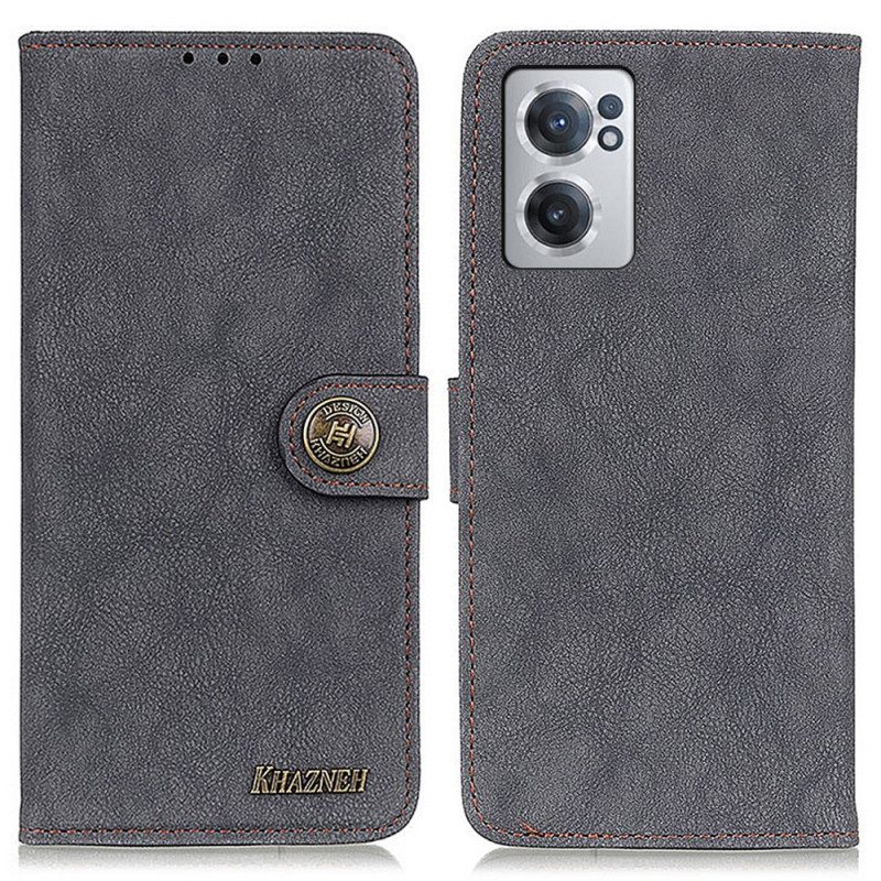 Folio-hoesje voor OnePlus Nord CE 2 5G Retro Kazneh