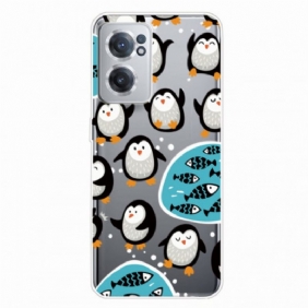 Hoesje voor OnePlus Nord CE 2 5G Gekke Pinguïns