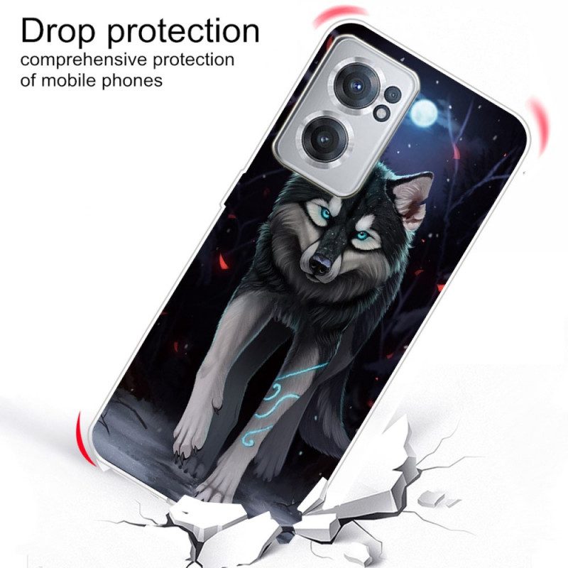 Hoesje voor OnePlus Nord CE 2 5G Roofzuchtige Wolf