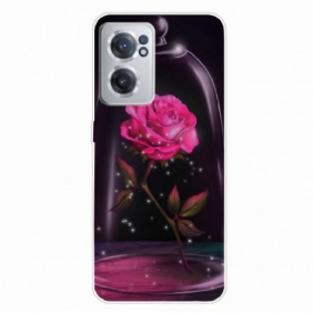 Hoesje voor OnePlus Nord CE 2 5G Roos Onder Glas