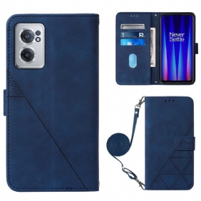 Leren Hoesje voor OnePlus Nord CE 2 5G Handtas Yb Imecrinting