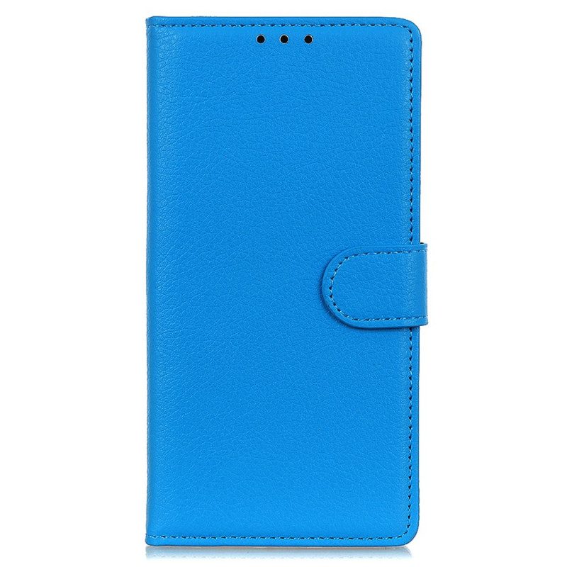 Leren Hoesje voor OnePlus Nord CE 2 5G Lychee-textuur