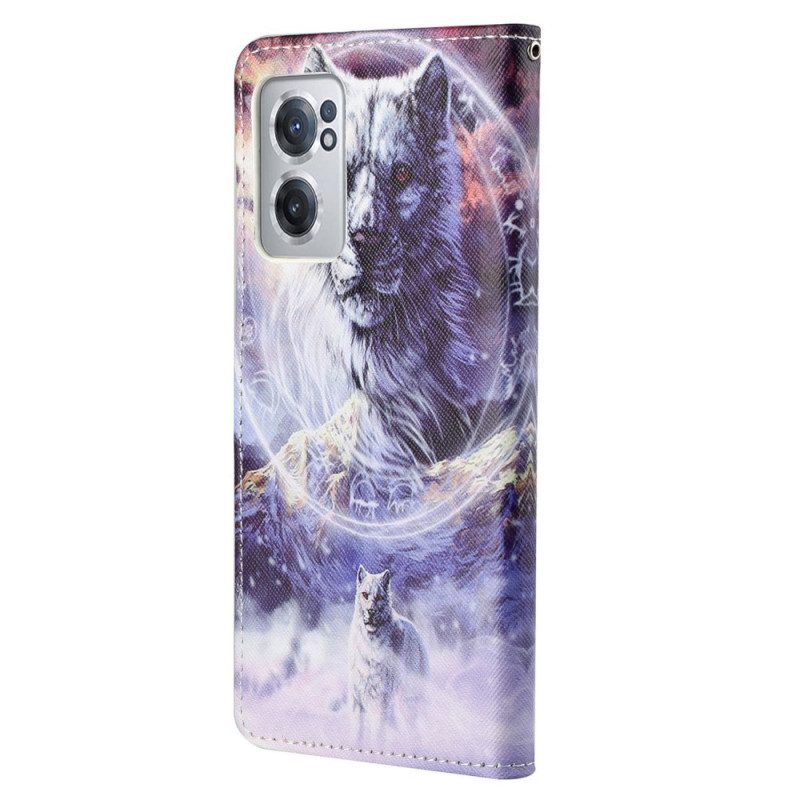 Leren Hoesje voor OnePlus Nord CE 2 5G Tijger God