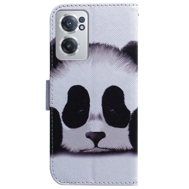 Leren Hoesje voor OnePlus Nord CE 2 5G Trieste Panda