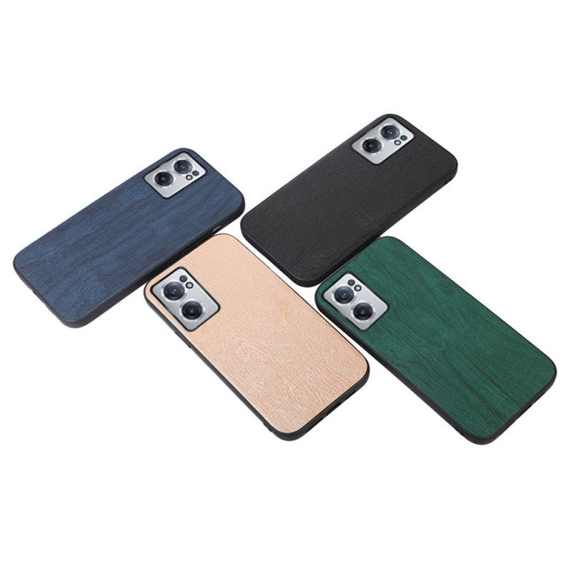 Telefoonhoesje voor OnePlus Nord CE 2 5G Hout Textuur