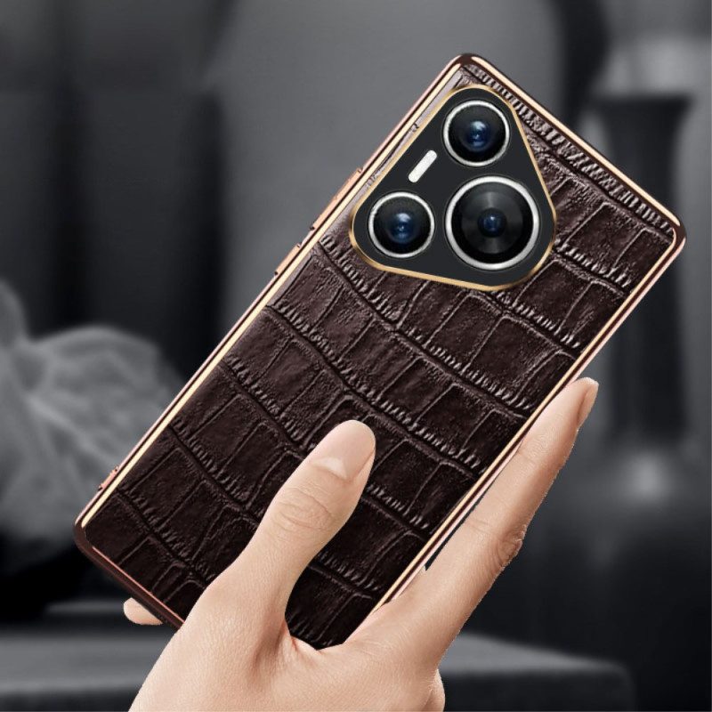 Cover Hoesje Huawei Pura 70 Pro Telefoonhoesje Krokodilstijl