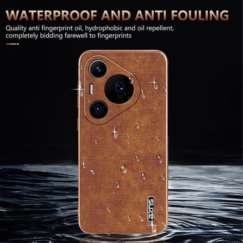 Hoesje Huawei Pura 70 Pro Krokodilpatroon Azns