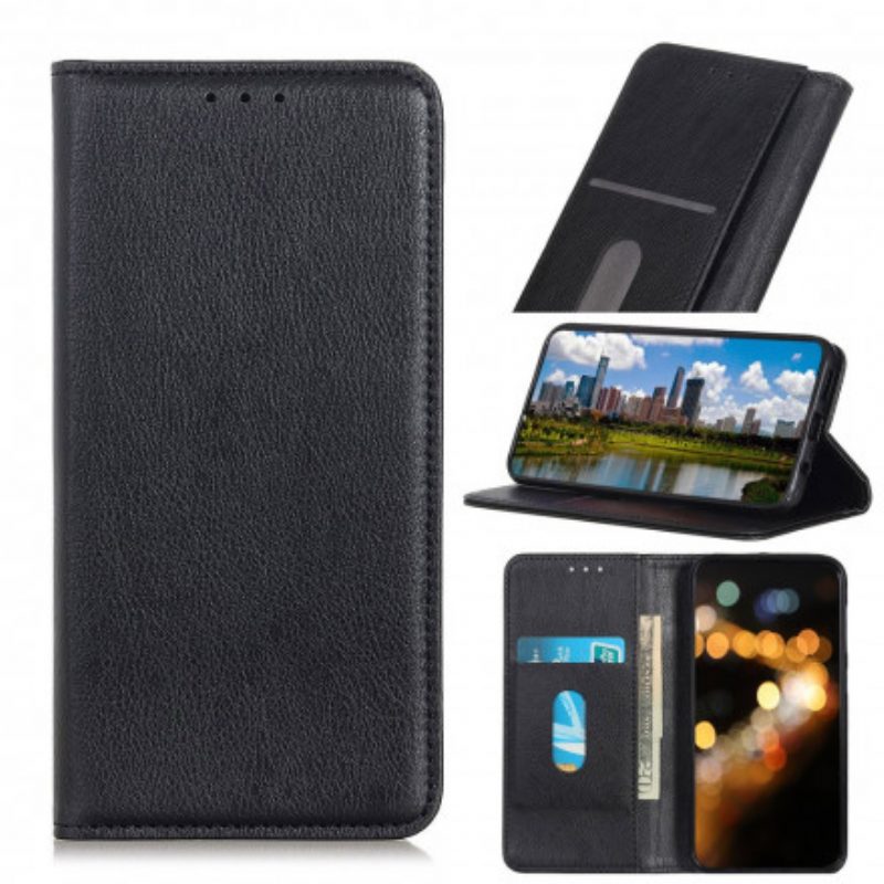 Bescherming Hoesje voor Xiaomi Mi 11 Lite 4G / 5G / 5G NE Folio-hoesje Elegantie Split Litchi Leer