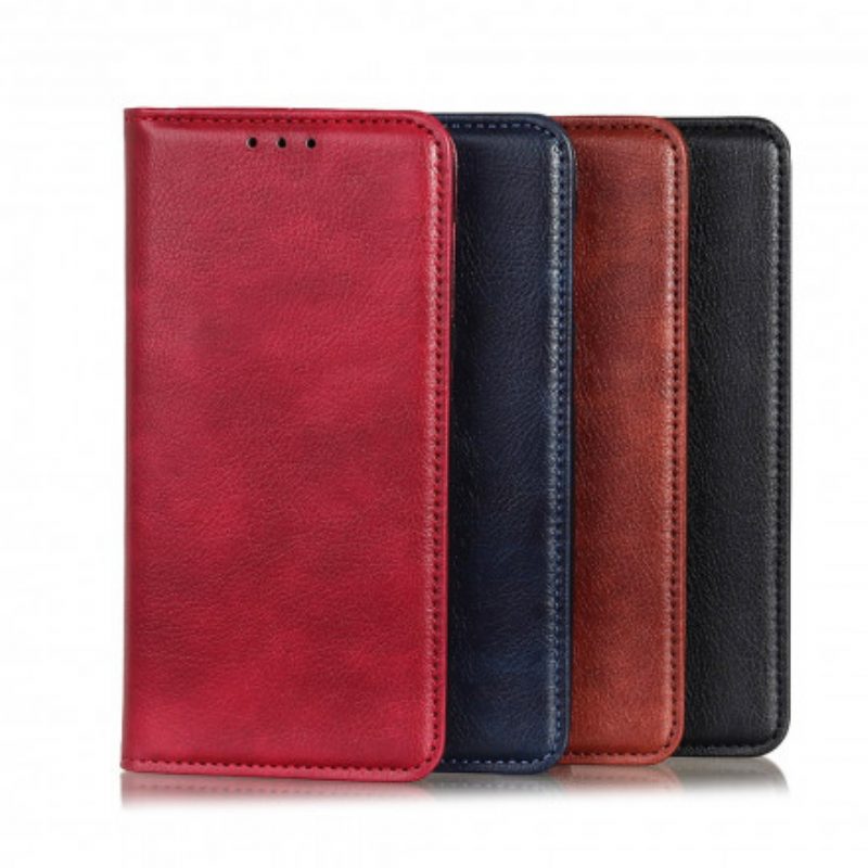 Bescherming Hoesje voor Xiaomi Mi 11 Lite 4G / 5G / 5G NE Folio-hoesje Elegantie Split Litchi Leer