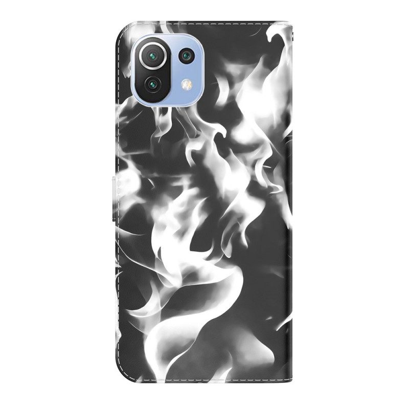 Folio-hoesje voor Xiaomi Mi 11 Lite 4G / 5G / 5G NE Abstract Patroon