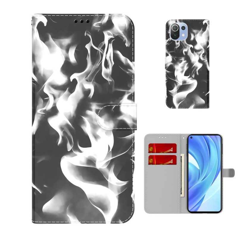 Folio-hoesje voor Xiaomi Mi 11 Lite 4G / 5G / 5G NE Abstract Patroon