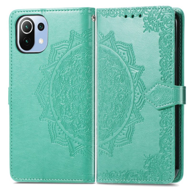 Folio-hoesje voor Xiaomi Mi 11 Lite 4G / 5G / 5G NE Mandala Middeleeuwen