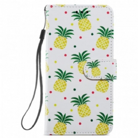 Folio-hoesje voor Xiaomi Mi 11 Lite 4G / 5G / 5G NE Meerdere Ananas