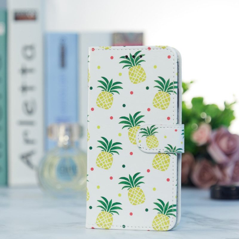 Folio-hoesje voor Xiaomi Mi 11 Lite 4G / 5G / 5G NE Meerdere Ananas