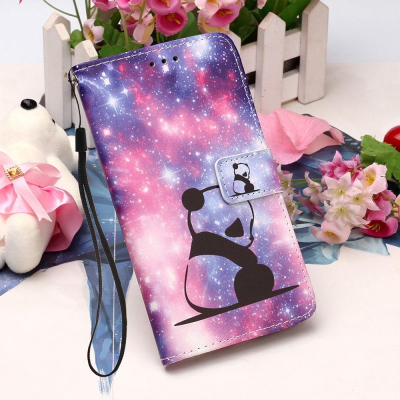 Folio-hoesje voor Xiaomi Mi 11 Lite 4G / 5G / 5G NE Panda Galaxy