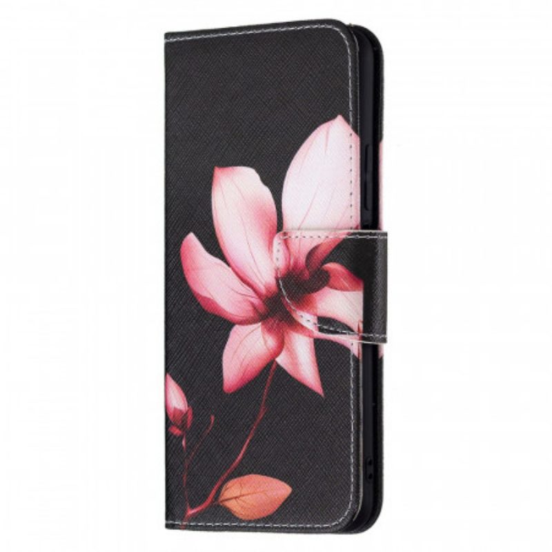 Folio-hoesje voor Xiaomi Mi 11 Lite 4G / 5G / 5G NE Roze Bloem