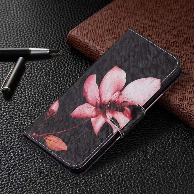 Folio-hoesje voor Xiaomi Mi 11 Lite 4G / 5G / 5G NE Roze Bloem