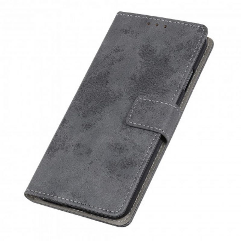 Folio-hoesje voor Xiaomi Mi 11 Lite 4G / 5G / 5G NE Vintage Leereffect