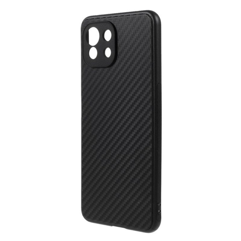 Hoesje voor Xiaomi Mi 11 Lite 4G / 5G / 5G NE Koolstofvezel