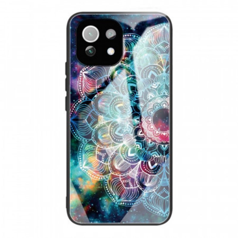 Hoesje voor Xiaomi Mi 11 Lite 4G / 5G / 5G NE Mandala Gehard Glas