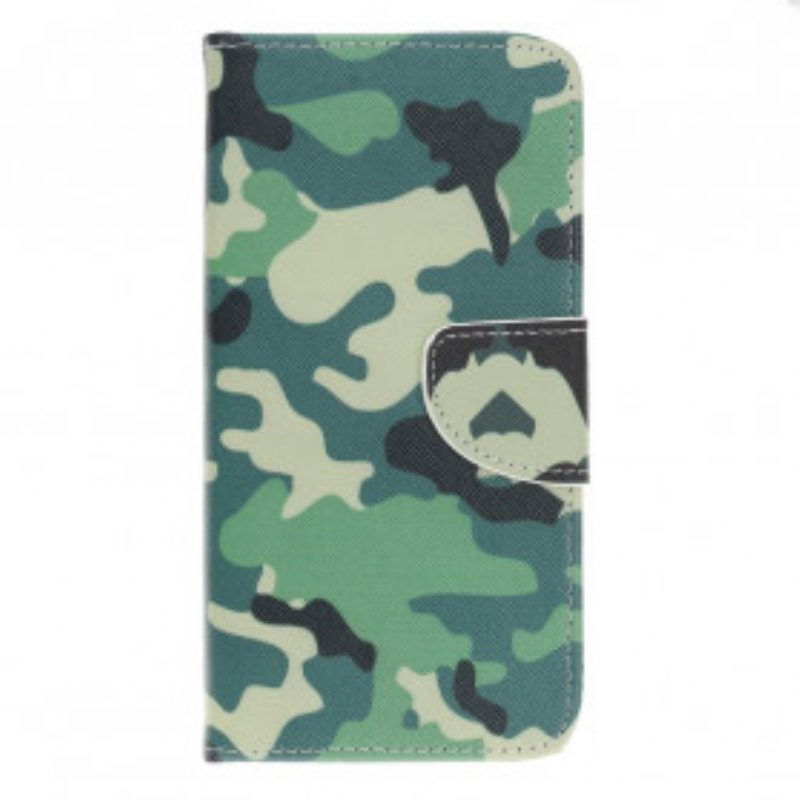 Leren Hoesje voor Xiaomi Mi 11 Lite 4G / 5G / 5G NE Camouflage