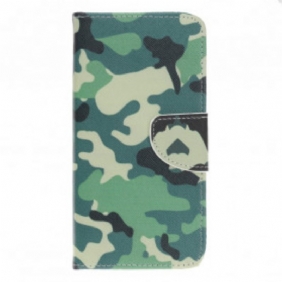 Leren Hoesje voor Xiaomi Mi 11 Lite 4G / 5G / 5G NE Camouflage