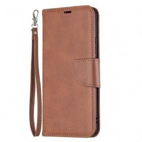 Leren Hoesje voor Xiaomi Mi 11 Lite 4G / 5G / 5G NE Folio-hoesje Gladde Flap Schuin