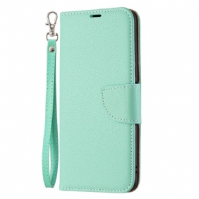 Leren Hoesje voor Xiaomi Mi 11 Lite 4G / 5G / 5G NE Folio-hoesje Lychee Rabat Schuin