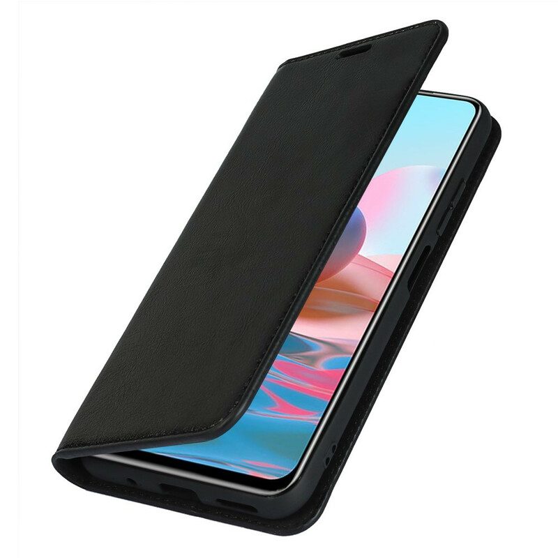 Bescherming Hoesje voor Poco M3 Pro 5G Folio-hoesje Echt Leer