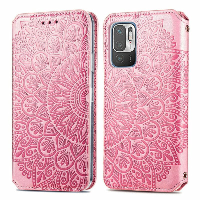 Bescherming Hoesje voor Poco M3 Pro 5G Folio-hoesje Mandala