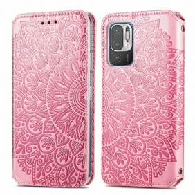 Bescherming Hoesje voor Poco M3 Pro 5G Folio-hoesje Mandala