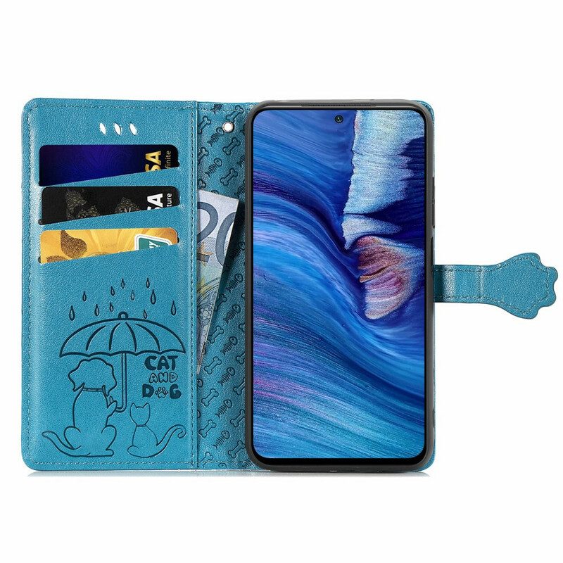 Flip Case voor Poco M3 Pro 5G Geanimeerde Dieren