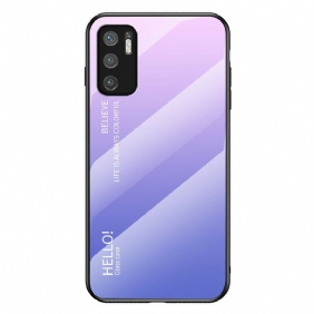 Hoesje voor Poco M3 Pro 5G Gehard Glas Hallo