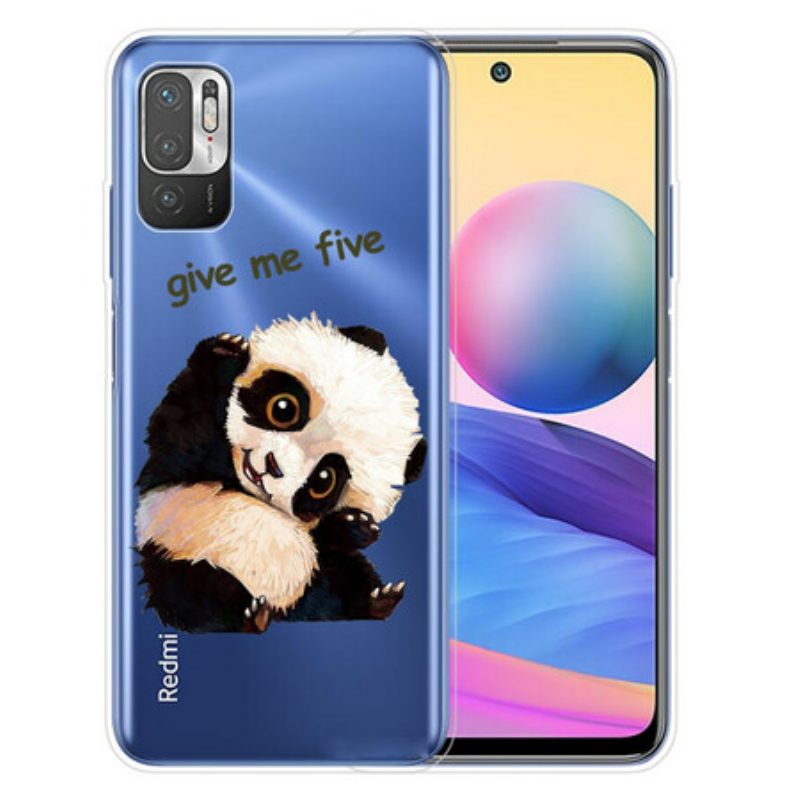 Hoesje voor Poco M3 Pro 5G Panda Geef Me Vijf