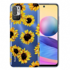 Hoesje voor Poco M3 Pro 5G Zonnebloemen